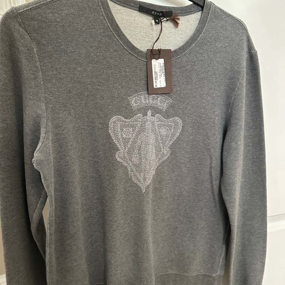 NWT Gucci Grey Women Pull Over Sweater